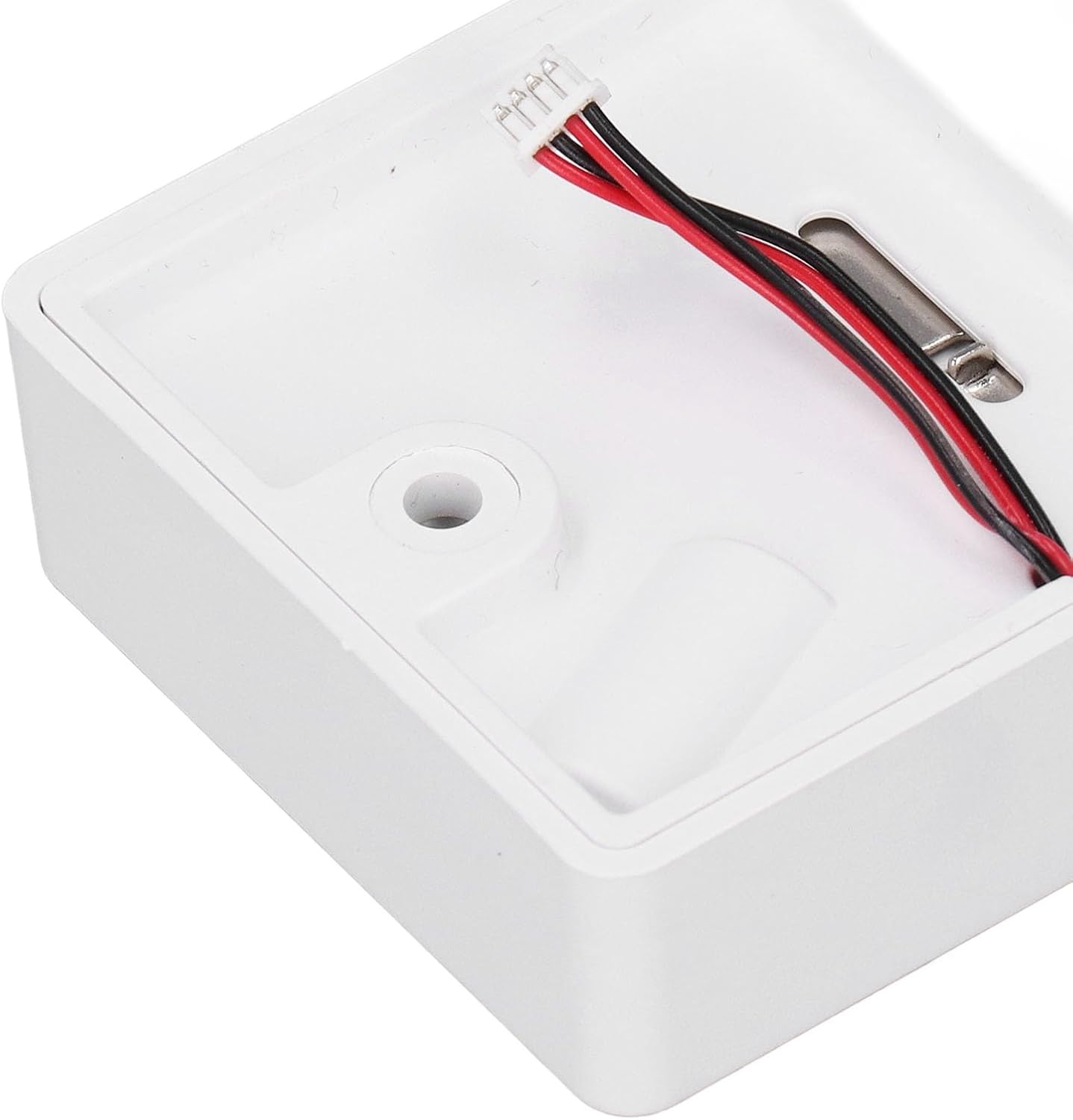 Keyless Smart Drawer Lock, Embedded Biometric Cabinet Lo Quick Recognition for Home Office (White)