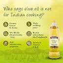 Borges Olive Oil for Indian Cooking - 2 L |Extra Light |Packed in Spain |Light Flavour |75% MUFA | Ideal for daily cooking: deep fry, tadka, curries gallery image