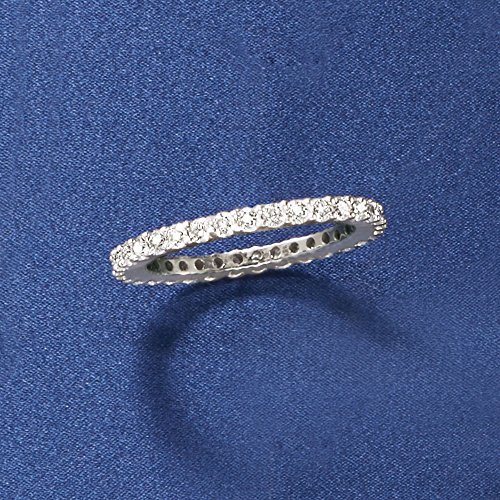 Ross-Simons 1.00 ct. t.w. Diamond Eternity Band in 14kt White Gold4