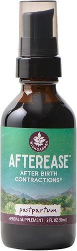 WishGarden Herbs AfterEase para Contracciones Después del Nacimiento - Suplemento Herbal 100% Natural con Corteza de Cramp Bark y Corteza de Black