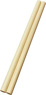 国産 ヒノキ 丸棒 木 2本セット 長さ 40cm 直径2cm φ2 DIY 工作 木材 棒