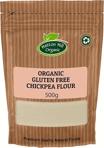 Gluten Free Organic Chickpea Flour 500g by Hatton Hill Organic