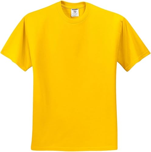 Jerzees Dri-Power - Camiseta deportiva para hombre, color amarillo isla grande, Isla Amarilla