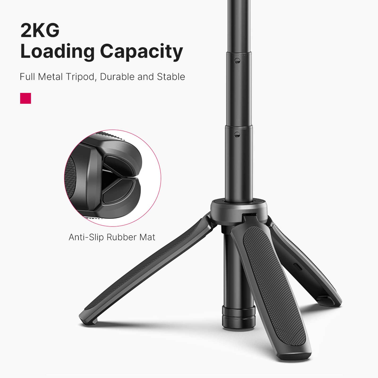 Amazon | Ulanzi MT-46 自撮り棒 三脚スタンド スマートフォン三脚