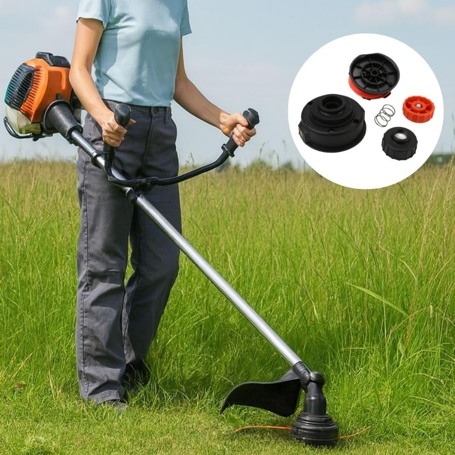 Trimmer Head Fit for Remington RM2510 RM2520 RM2560 Murray – Multi-Task Strimmer String Grass Lawn Mower Spool Head Accessories