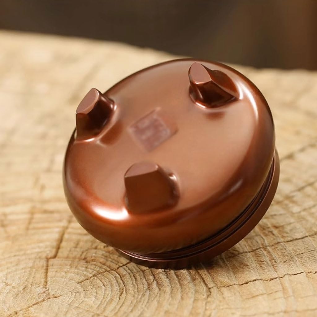 Quemador de Incienso Quemador De Incienso De Sándalo De Tres Patas De Latón, Adornos De Placa De Madera De Agar For Ceremonia Del Té En El Hogar, Quemador De Incienso Interior Quemador de Incienso en