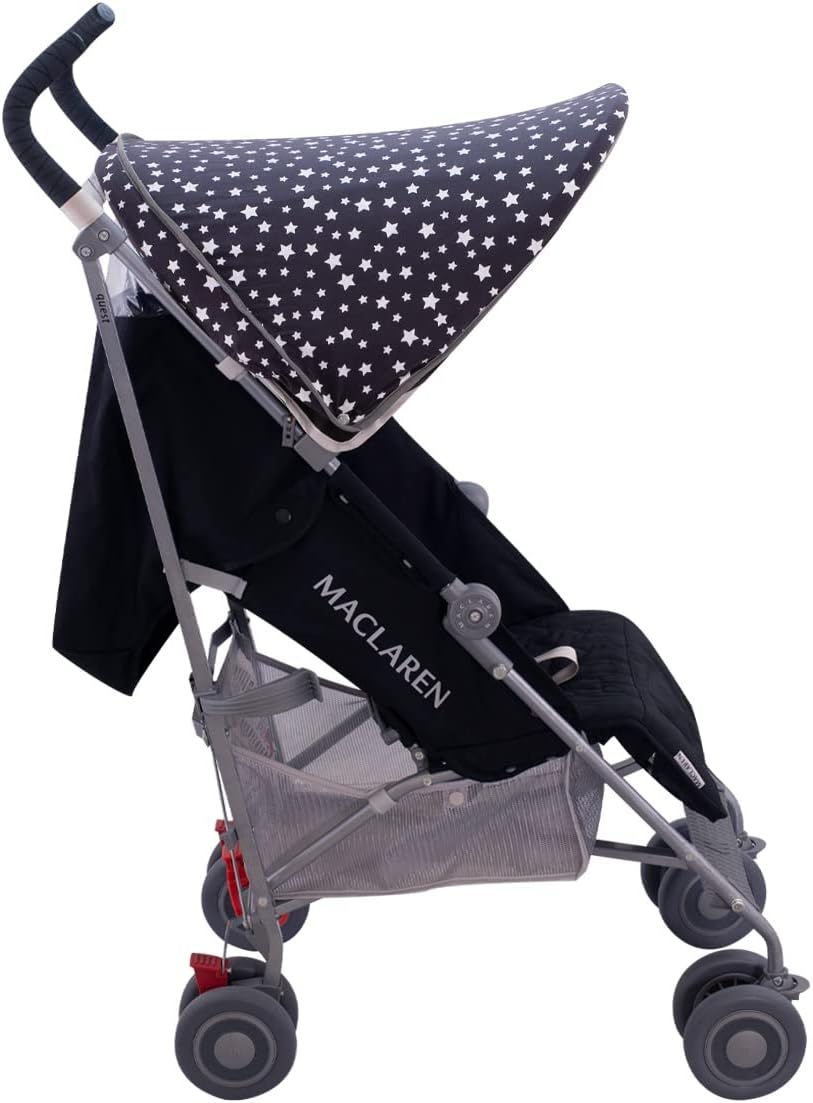 JYOKO Kids Cotton Hood Canopy Compatible with Maclaren Quest (Winter Sky)