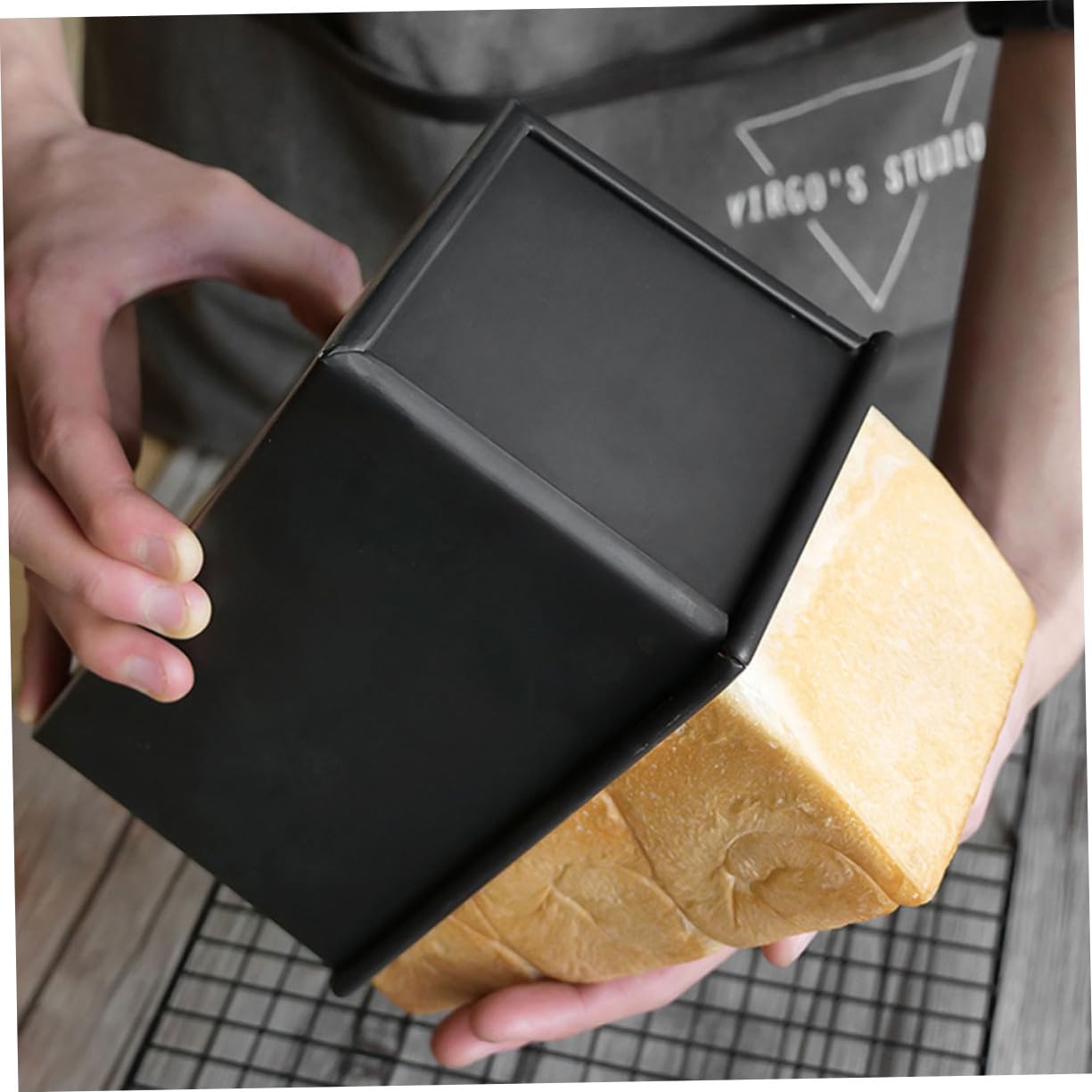 Toyvian Toastbackform Kohlenstoffstahl Mit Deckel Antihaftbeschichtete Kastenform Für Haushalt Und Küche Sichere Naht Vielseitig Einsetzbar
