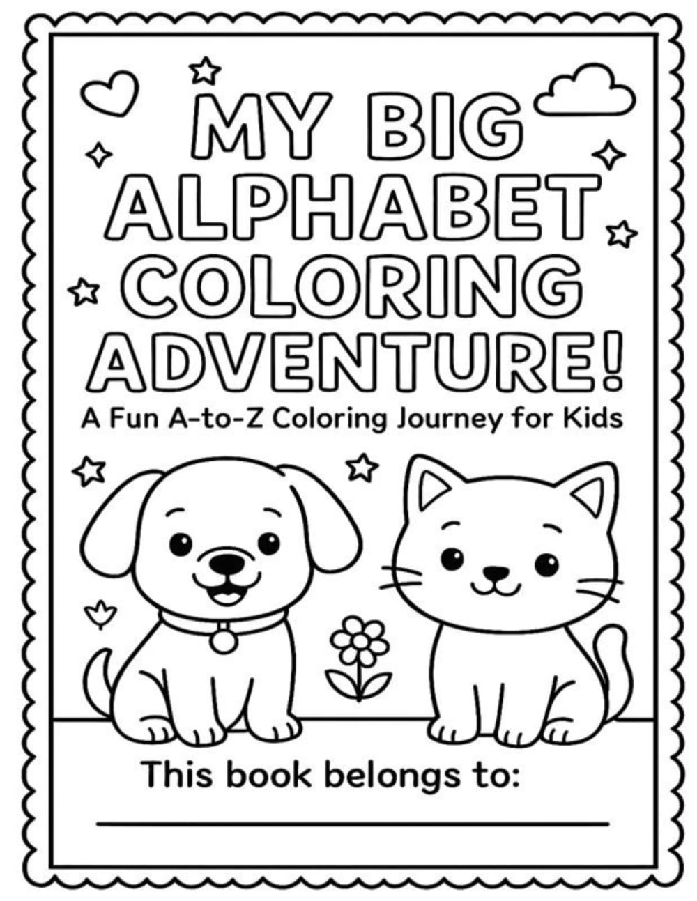 My Big Alphabet Colouring Adventure