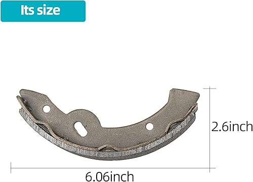 Miniatura 6 de Juego de zapatas de freno de repuesto para carritos de golf EZGO YM OEM # 219217G704