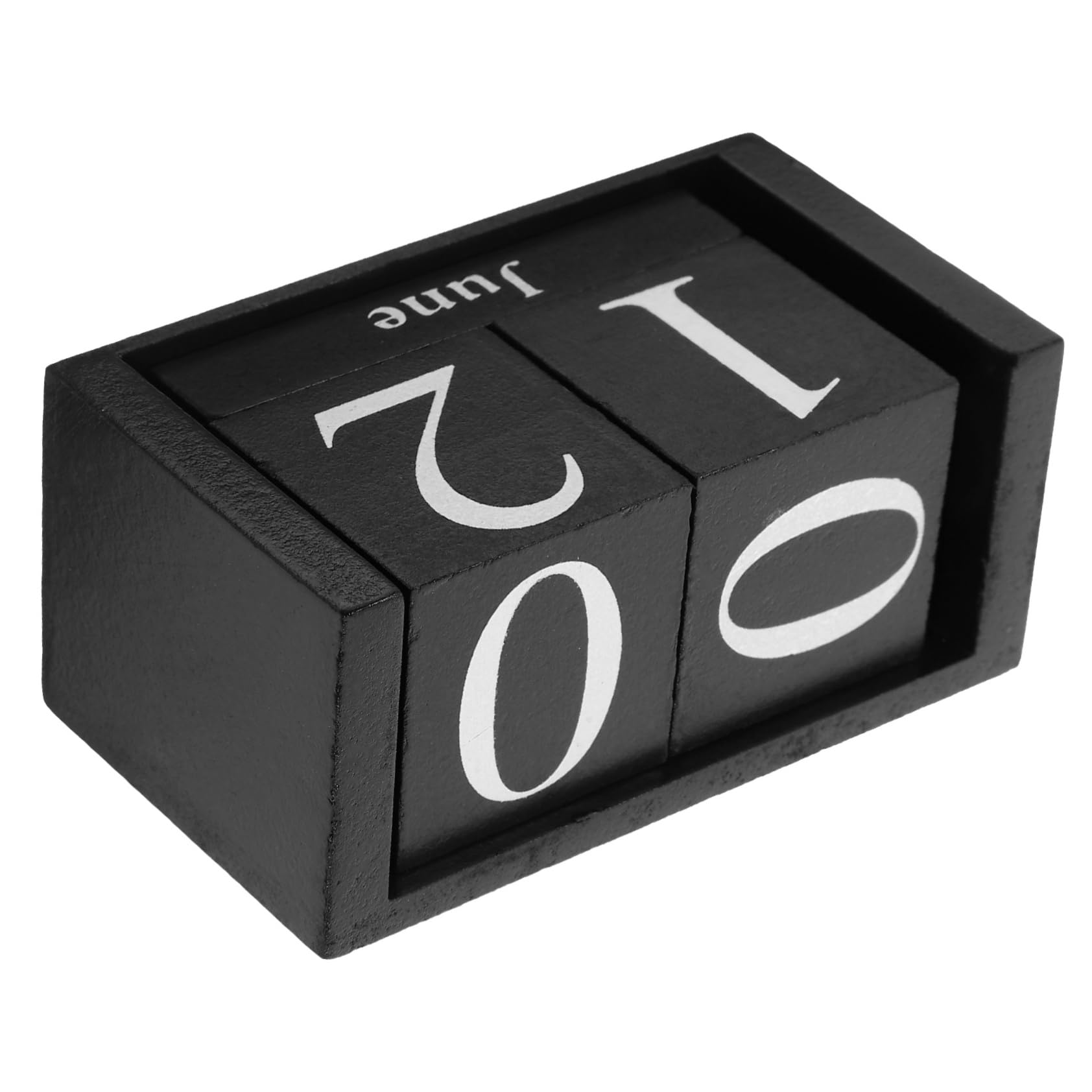 Operitacx 5st Kalender Aus Holzblöcken Stehender Kalender Eleganter Tisch Für Den Täglichen Gebrauch Eleganter Block Hölzern Einfach Büro Kleiner