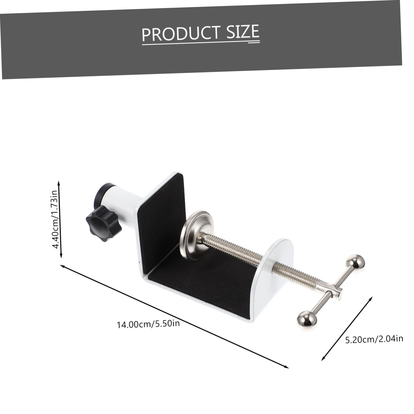 SUPVOX Table Mounting Bracket Desk Clamp Aluminum Alloy Table Mount Clip Sturdy Clamp