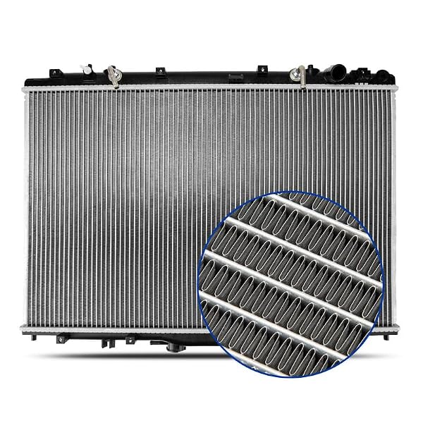 MARSFLUX Complete Radiator Compatible with Accord 2008-2012 LX/LX-S/LX-P/SE/EX/EX/EX-L L4 2.4L Replace CU2990, 19010-R40-A52, 8012990, 19010-5J0-A01, 221-3246, 2990 (New Upgrade) by MARSFLUX - Used condition - US$52.26