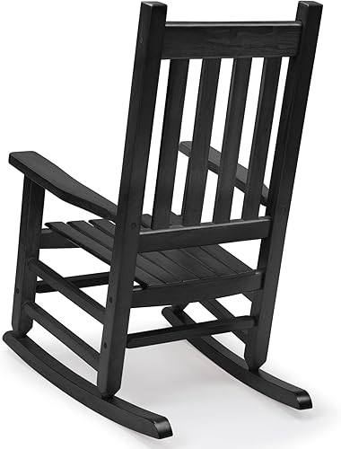 Miniatura 4 de Balancín de madera para niños, perfecto para interiores o exteriores, para todo tipo de clima, para jardín, césped, balcón, patio, uso - adecuado