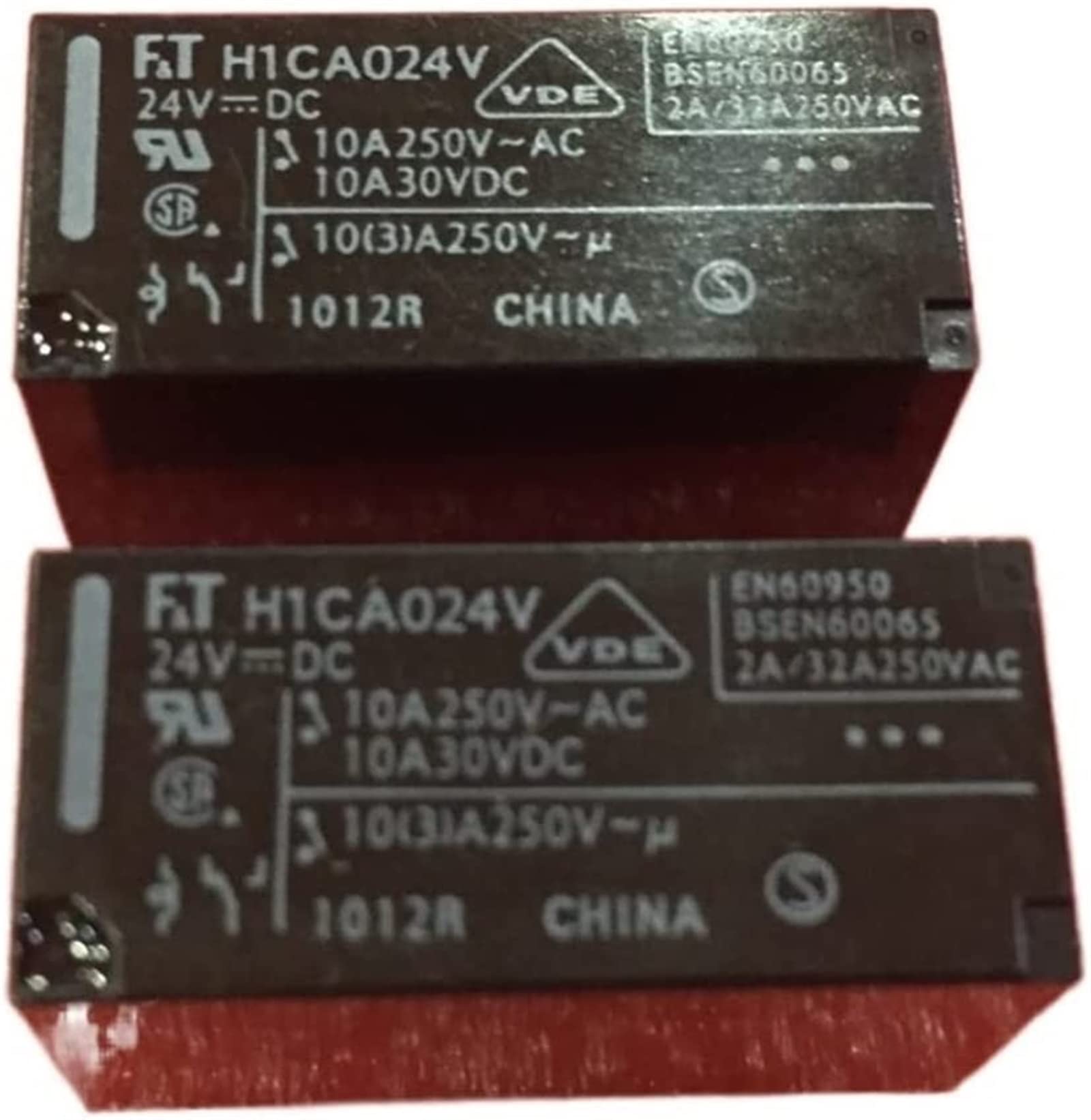 AERBNYEQP Relay 10pcs H1CA024V 10A 5PIN Can Replace G2R-1-24VDC G2R-1-DC24V