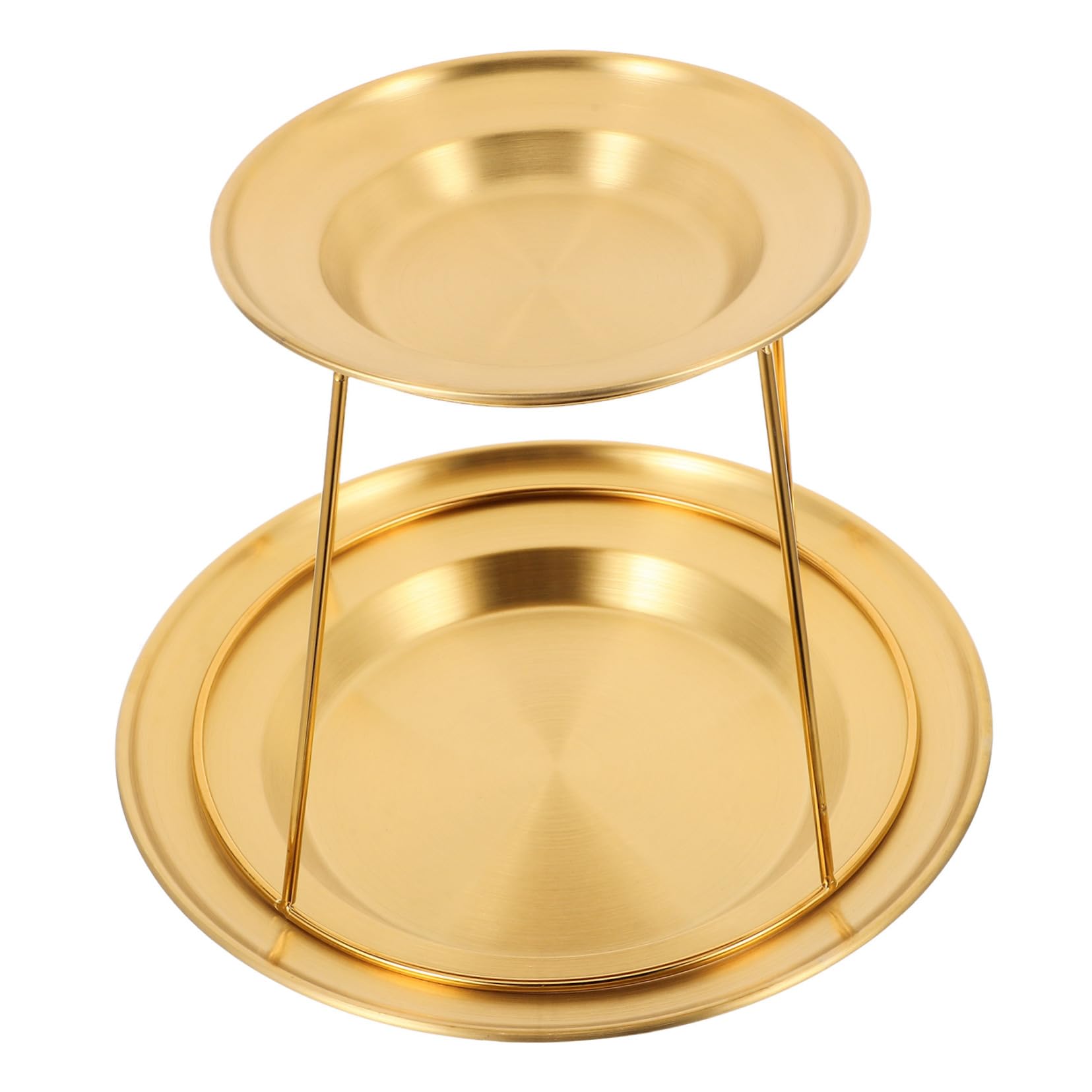 Soporte para Exhibición de Mariscos de Acero Inoxidable Doble Capa, Diseño Multifuncional y Fácil Limpieza, Adecuado para Buffet y Presentación Elegante