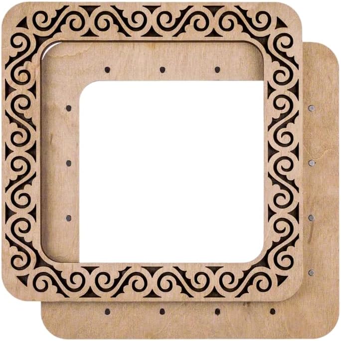 Wizardi Magnetic Embroidery Hoops FLMP-001 (14*14 cm Inner Size) Wonderland Crafts