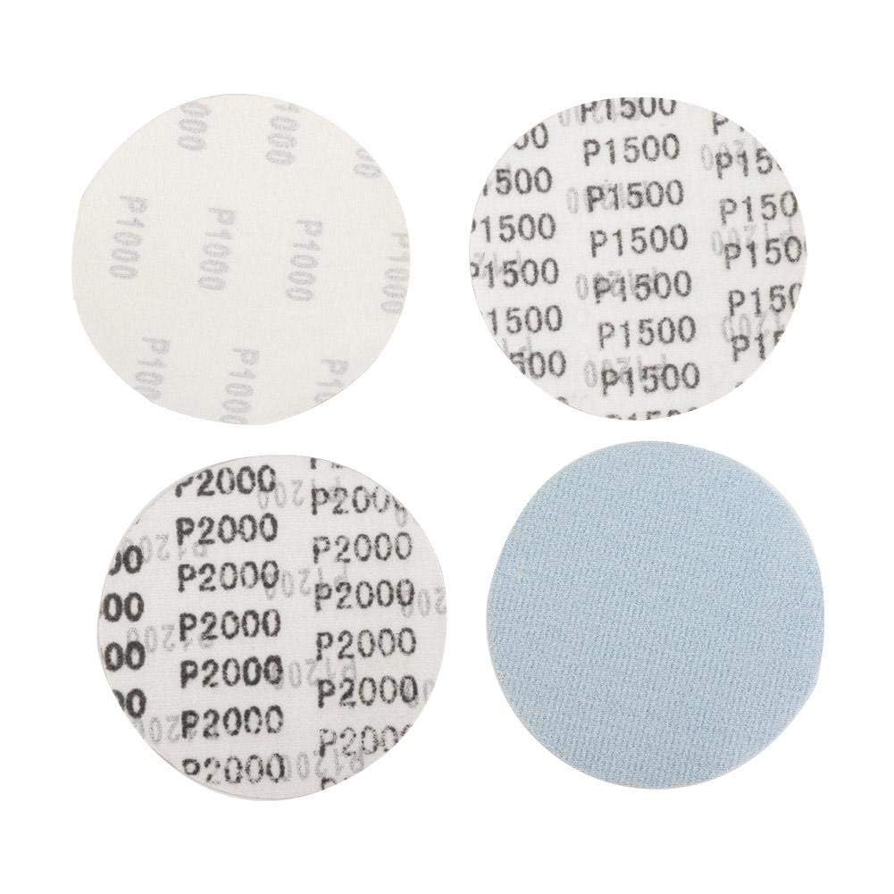 Sanding Discs Pads Round Shape 5-inch 1000 1500 2000 3000 Grits Sand Papers for Random Orbital Sander 20Pcs