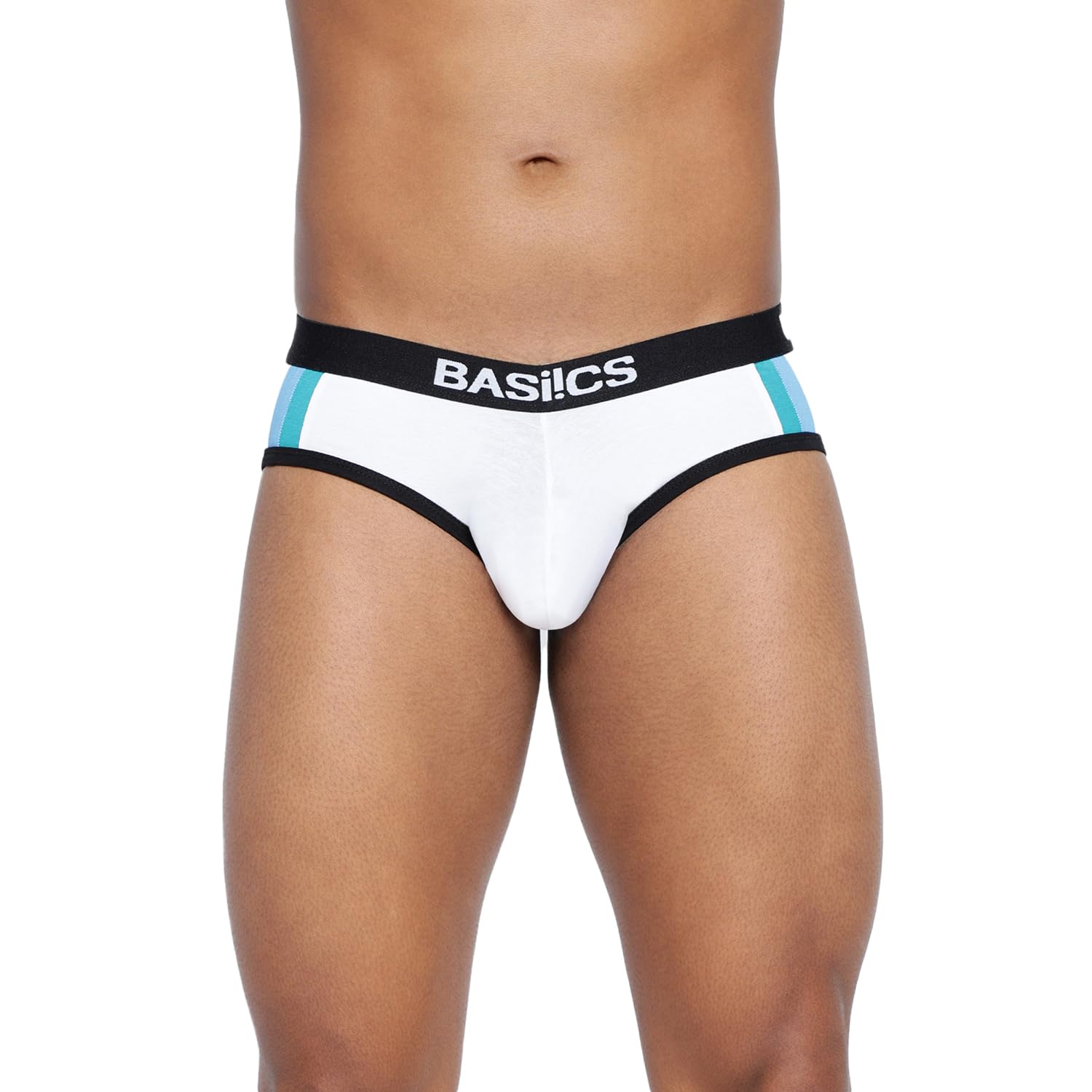 BASIICS by La IntimoBASIICS by La Intimo Men's Cotton Spandex Double Stripe Classic Brief