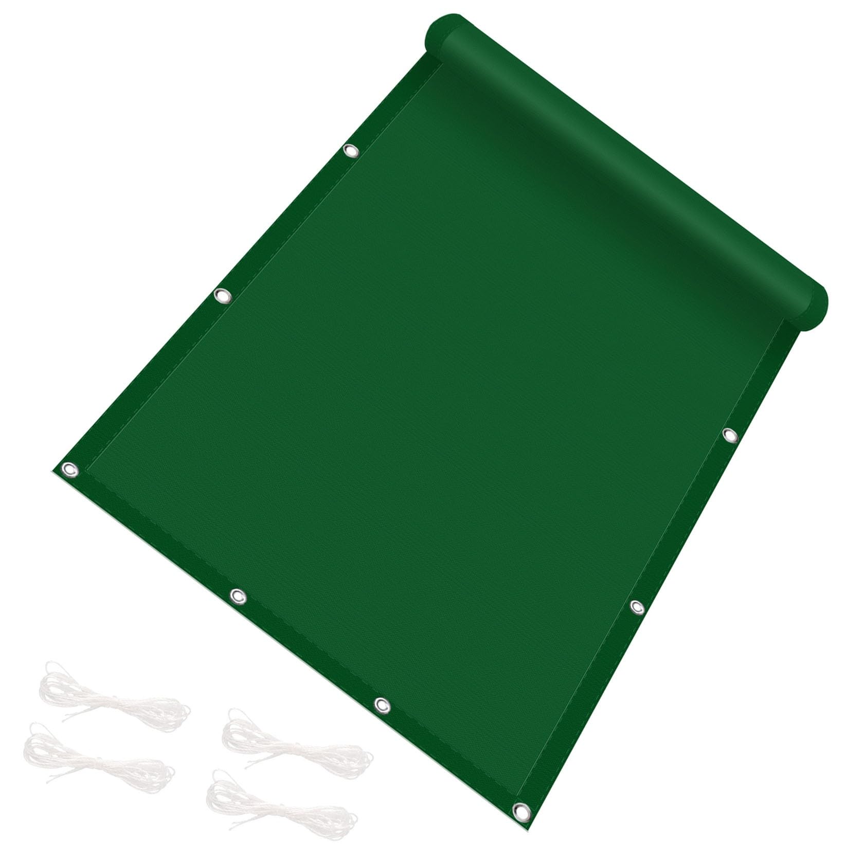 Voile d'ombrage jardin 2x5.5m auvent brise-vue extérieur étanche