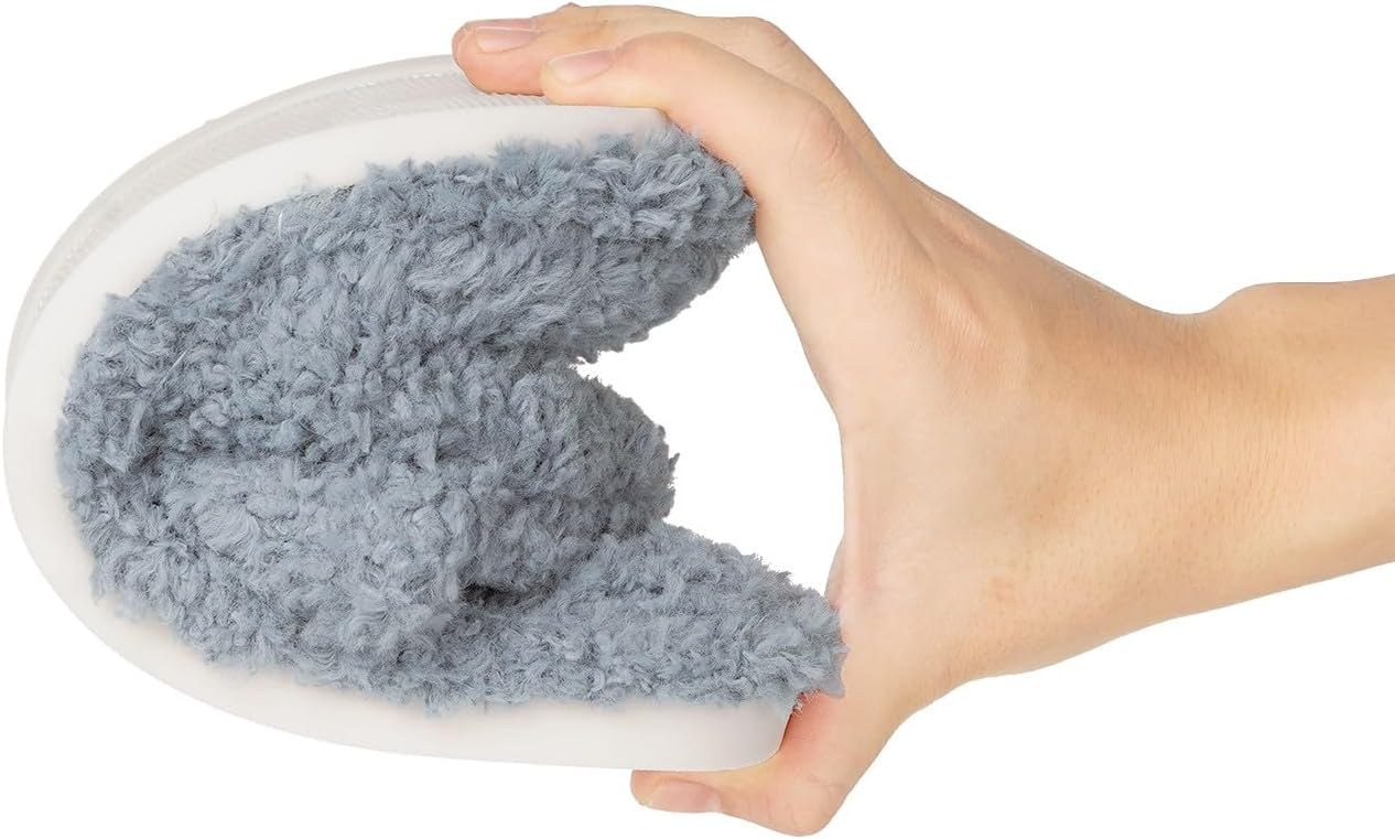 Dokela Women's Cozy Slippers Warm Fuzzy Slip On House Slippers for Women Indoor Memory Foam Anti-slip Shoes Lightweight Winter House Bedroom Shoes - Image 2
