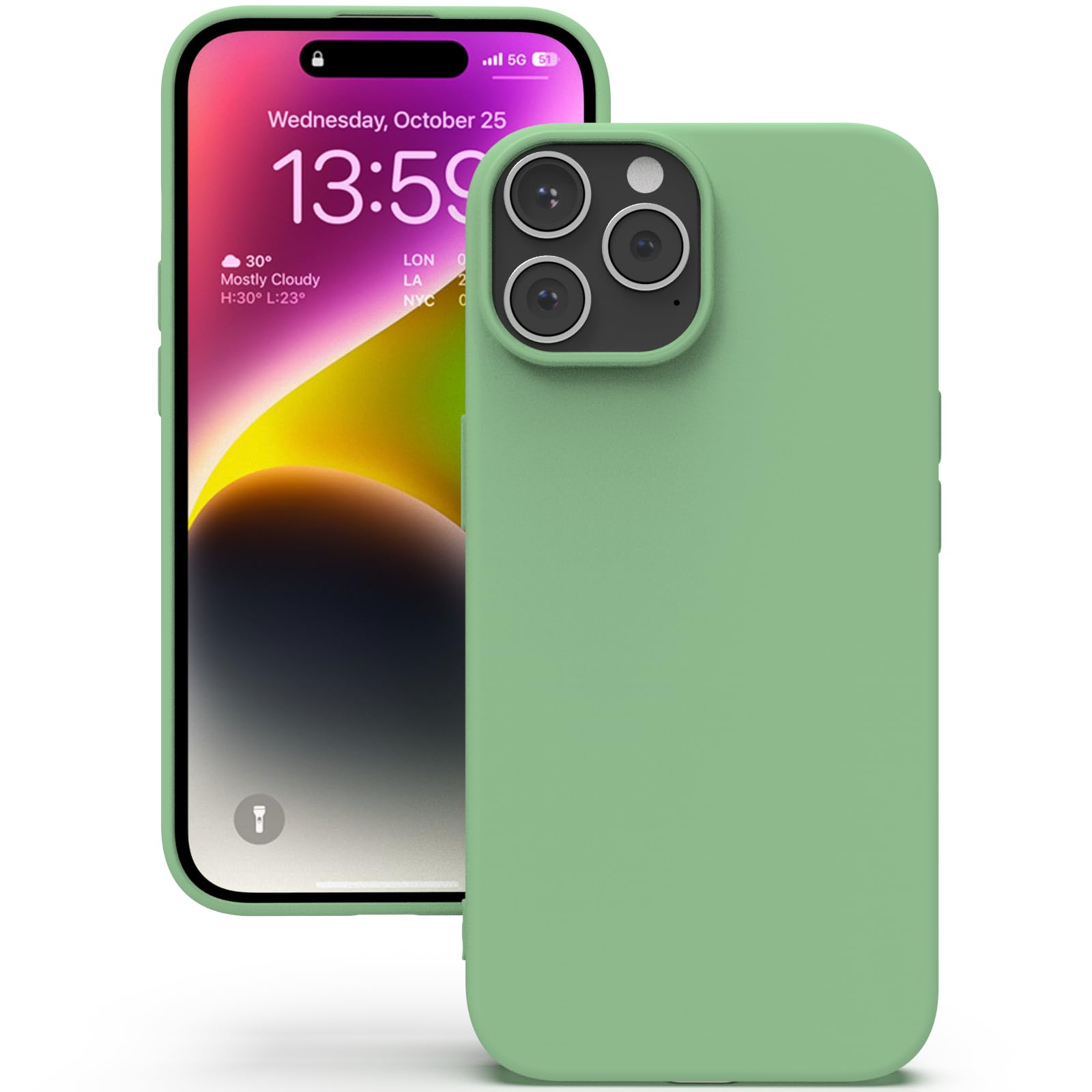 YATWIN Silicone Case for iPhone SE 2020/2022, iPhone 8/7, Soft-Touch, Shockproof, DustProof, Antiskid Apple Phone Cover for iPhone SE 2nd 3rd Generation - Dark Green — view 266