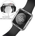 TSHIENTT Hard Bumper Case Compatible with Apple Watch 42mm Series 3/2/1 | Without Tempered Glass | All-Around Ultra-Thin Bumper Hard PC | [NO Glass Screen Protector] [Pack of 1] (Clear, 42MM S-3/2/1) gallery image