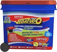Tinta emborrachada vedatudo Grafite 4kg