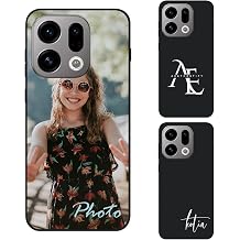Custom Personalized Case Compatible with Oppo Find X9 CPH2797 - Customized Photo Picture Logo Text Phone Cover, Protective Silicone TPU, Slim Soft Shockproof Cases Unique Gift, Black
