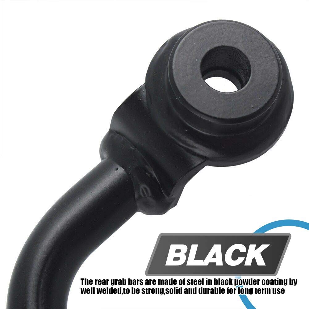 VTSGBLS Poignée Maintien Passager Moto Pour Z900 RS Z900RS ABS SE Cafe 2018-2024 Motos Siège Arrière Passager Côté Passager Barres D'appui Rail Poignée(Noir