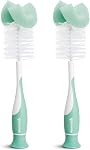 Munchkin Sponge Bottle Brush, Sage, 2 Pack