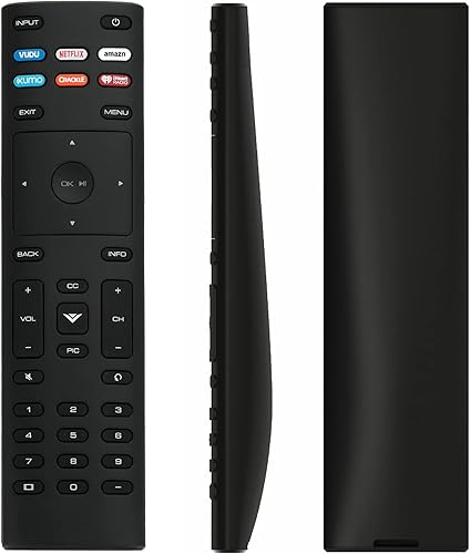 XRT136 Reemplazo de control remoto para VIZIO Smart TV E43-E2 E43-F1 E50-E1 E50X-E1 E50-E3 E50-F2 E55-F1 E65-F1 E70-F3 D24F-F1 D32F-F1 D40F-G9