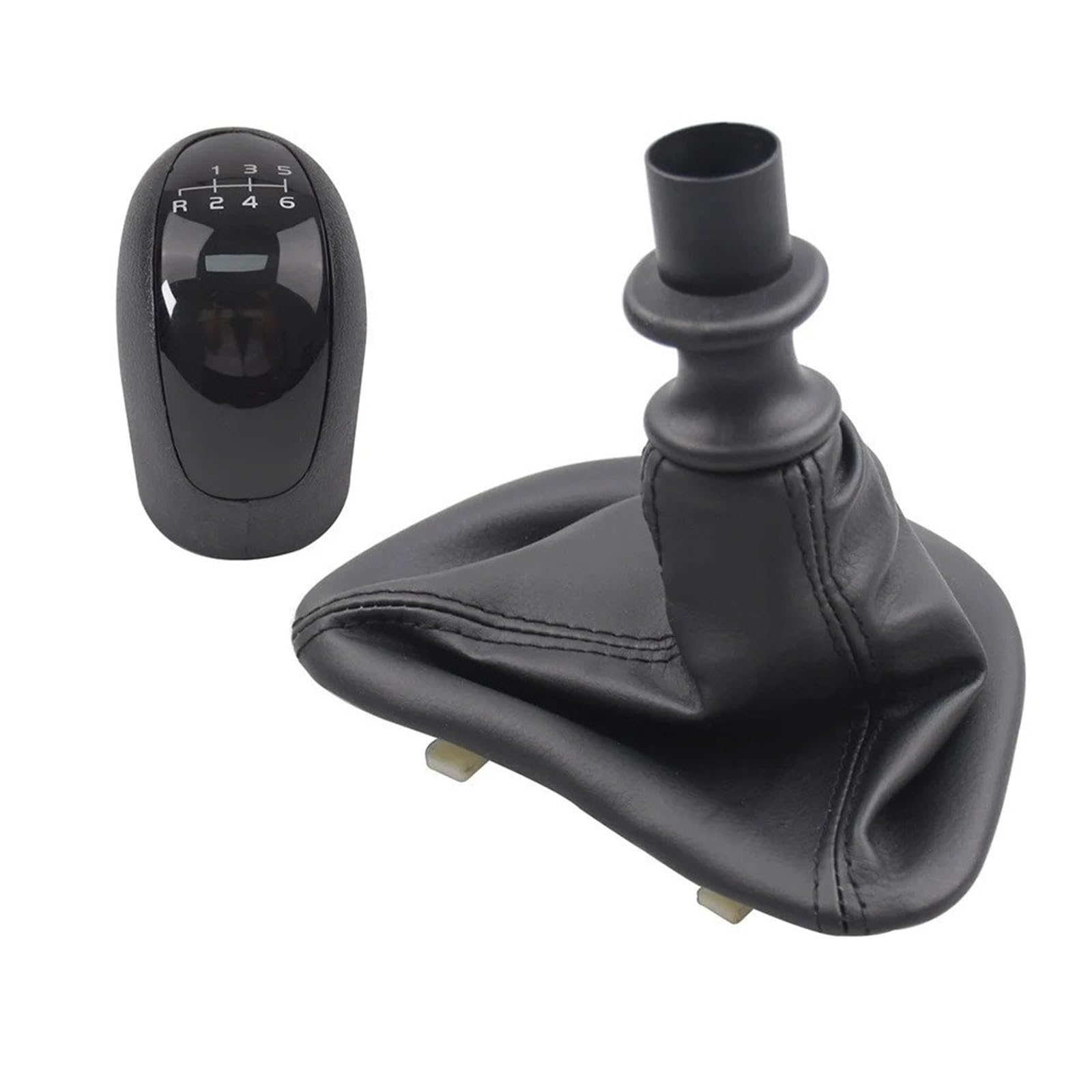 Jxewmtmc 6 Speed For Benz For Vito For Viano W639 2003-2010 Gear Shift Knob With Gaitor Boot Cover Gear Stick Shift Cover(6 Speed)