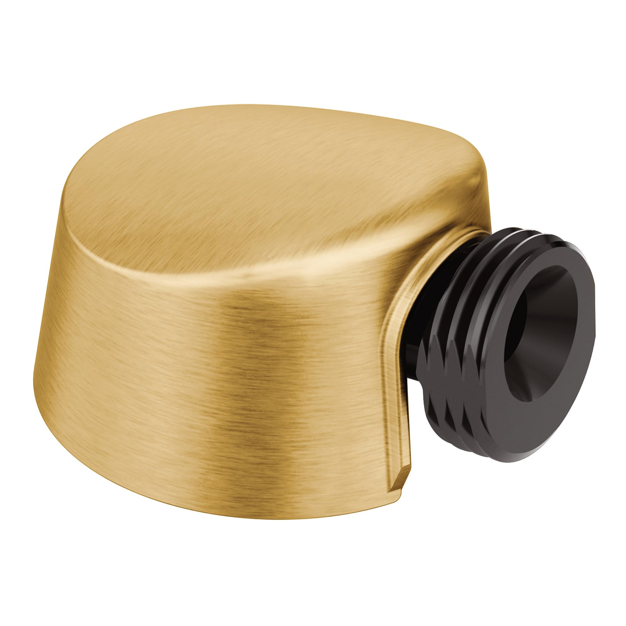 A725BG Round Drop Ell for Handheld Showerh Connection, Brushed Gold
