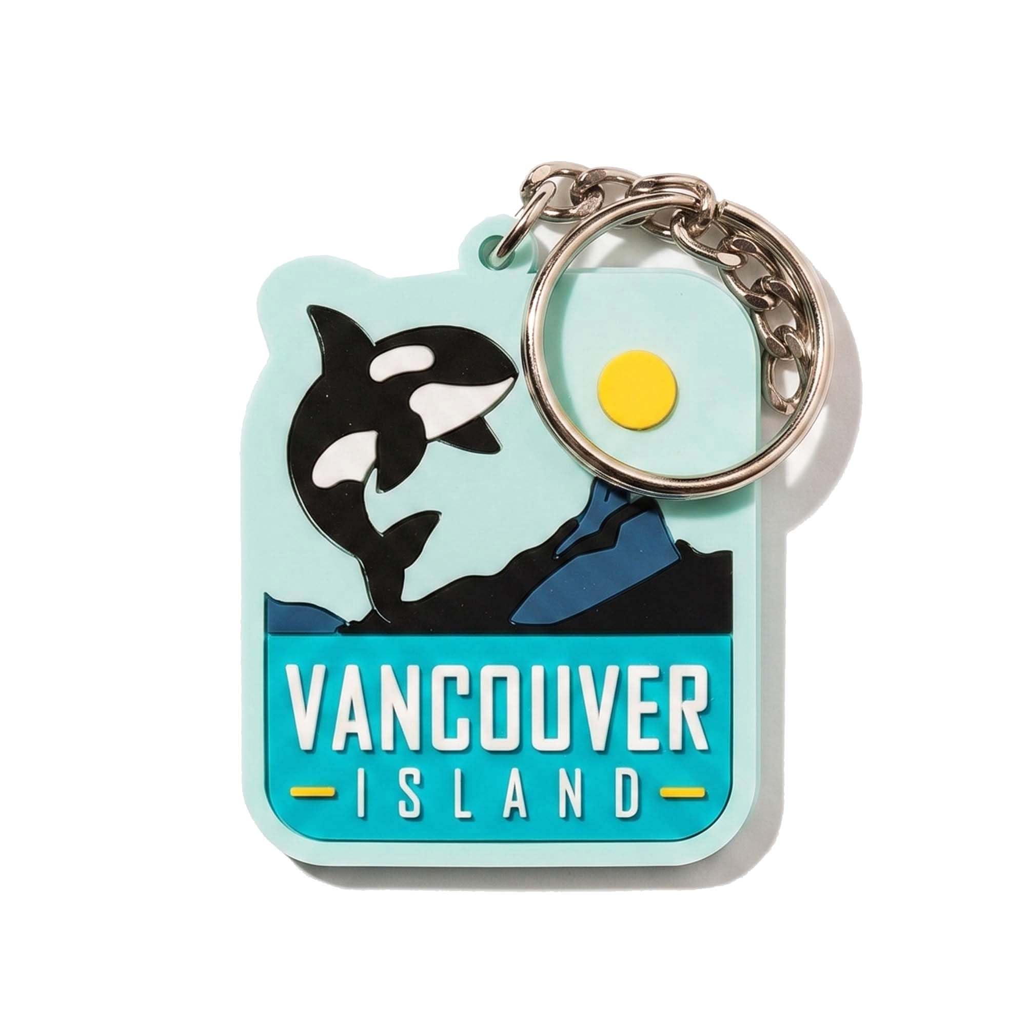 Vagabond Heart Vancouver Island Keychain - Great PVC Rubber