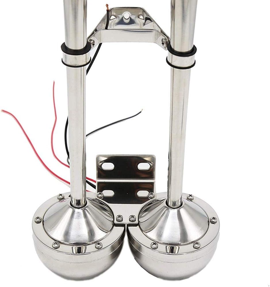 Nеw Dеаl Viping Horn electric horn car horn 150DB bugle ship horn electric car marine stainless steel 304 speaker double horn loud speaker for any 24V cargo boats wheel ship trains cars trucks vans etc Authеntіс Crаzу Dеаlѕ Viping Horn electric horn car horn 150DB bugle ship horn electric car marine stainless steel 304 speaker double horn loud speaker for any 24V cargo boats wheel ship trains cars trucks vans etc