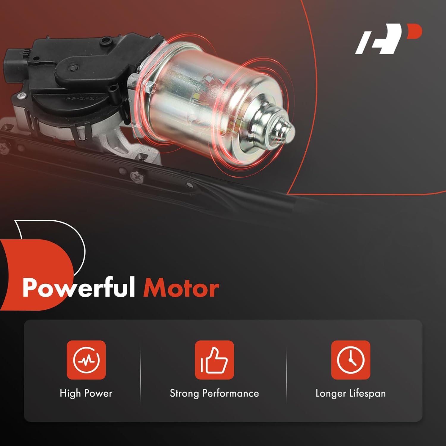 A-Premium Front Windshield Wiper Motor and Linkage Assembly Compatible with Hyundai Santa Fe 2009 2010 2011 2012