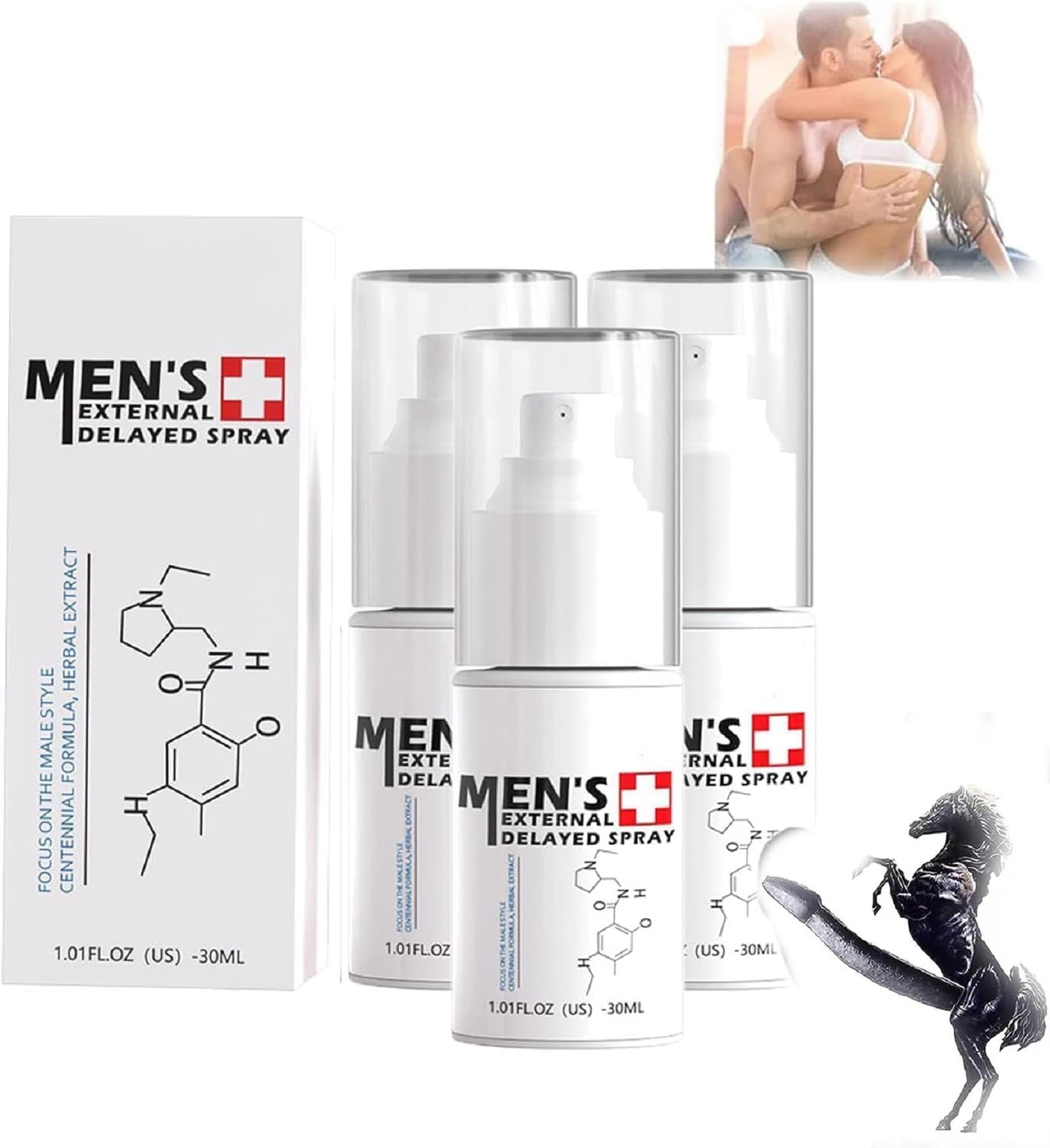 Delay Sprayer for Long Last Men | Delayed Sprayer for Man Heavy Duty | Men's Enhancer Spray | Stud 100 for Men | Travel Stud Size Enhancer Spray (3)