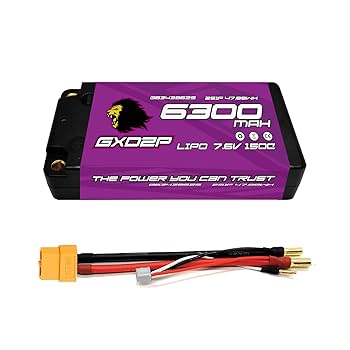 Amazon.co.jp: GXDZP ショートリポ バッテリー 2S 7.6V 150C
