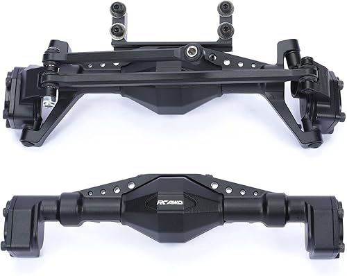 Miniatura 1 de RCAWD Para 118 Axial UTB18 Capra Trail Buggy Crawlers actualizaciones, eje trasero y de dirección montado y carcasa de eje delantero y trasero sin