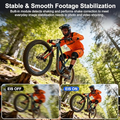 Image of LaView 5K WiFi Touch Screen Action Camera with Front LCD EIS 100FT Waterproof,Underwater 170Ultra Wide Angle 5X Zoom Sports Camera with 2.4G 15M Remote Control 32GB Memory Card (LV-03)4k