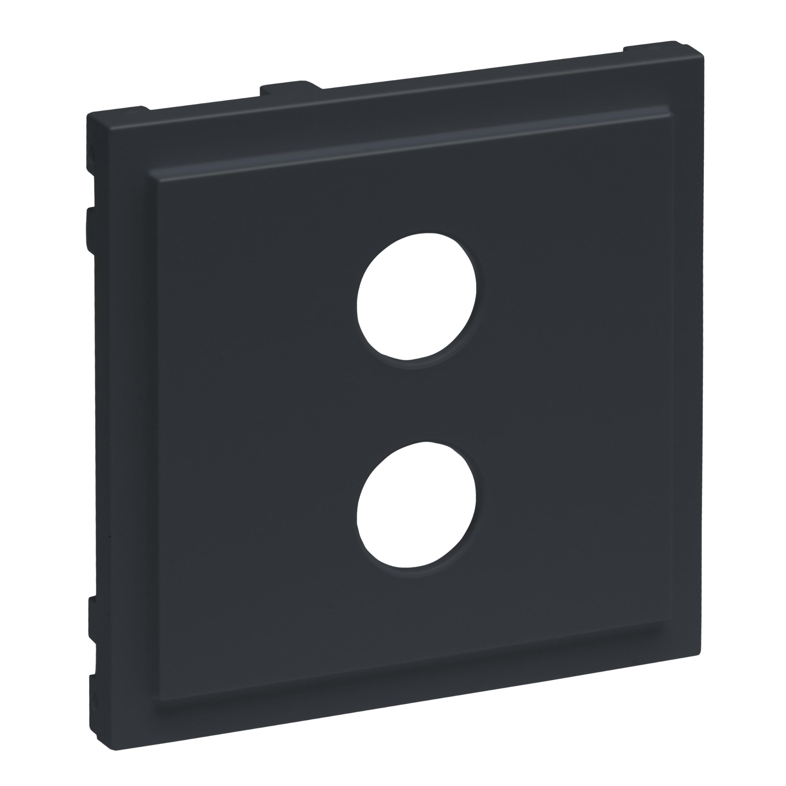 LEGRAND, Seano 765478 Cover for Loudspeaker Connection Box 1-Gang 4 mm Sockets Anthracite Lacquered