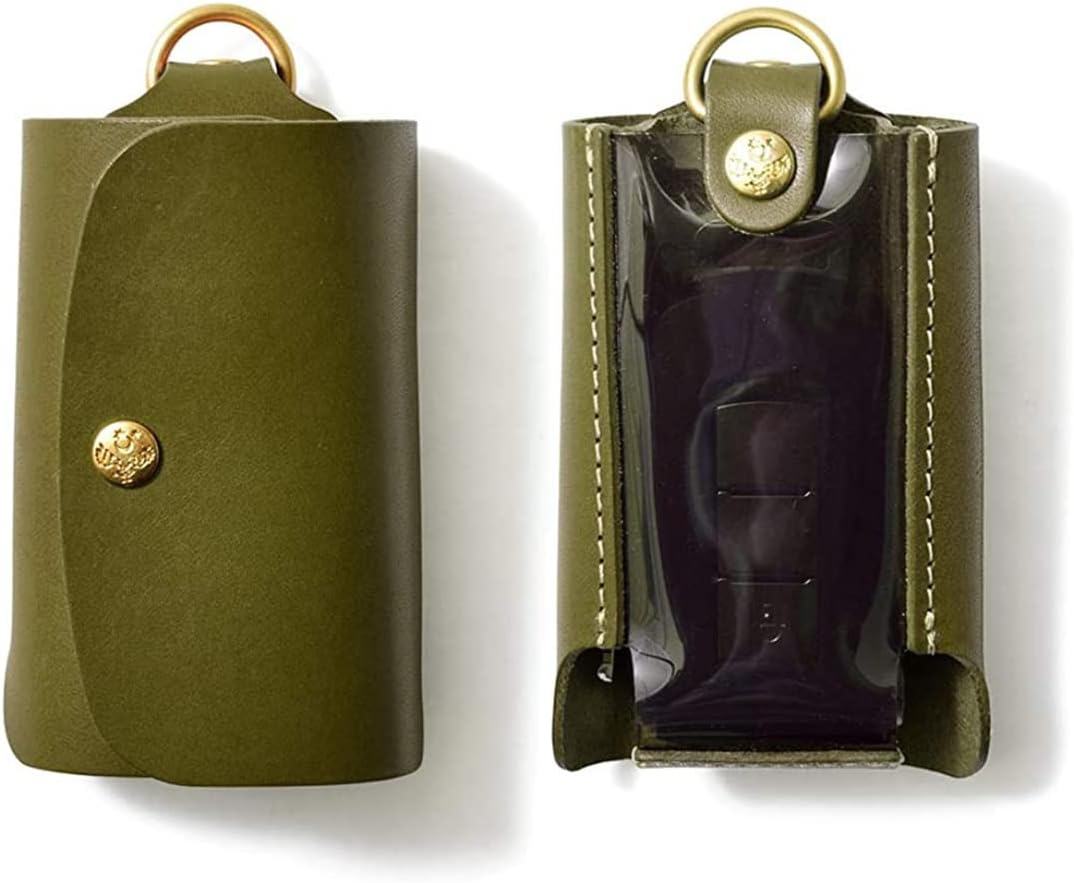 [HUKURO] スマートキーケース with 本革 栃木レザー 窓付き キーケース 車 マルチキーケース 汎用タイプ レディース メンズ