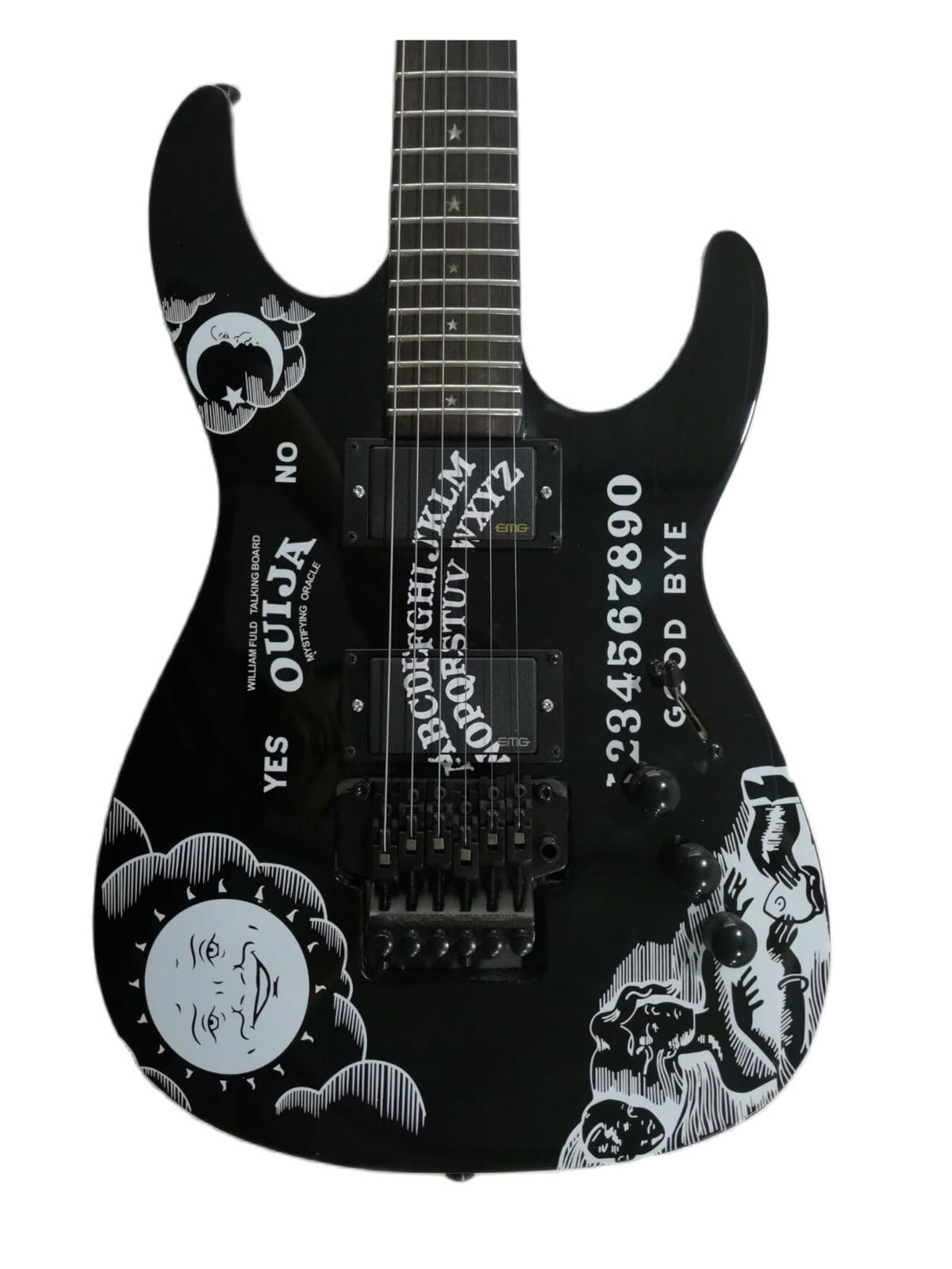 エレキギター ブラック ソリッドボディ Amazon | カスタム黒色エレキギターソリッドボディ