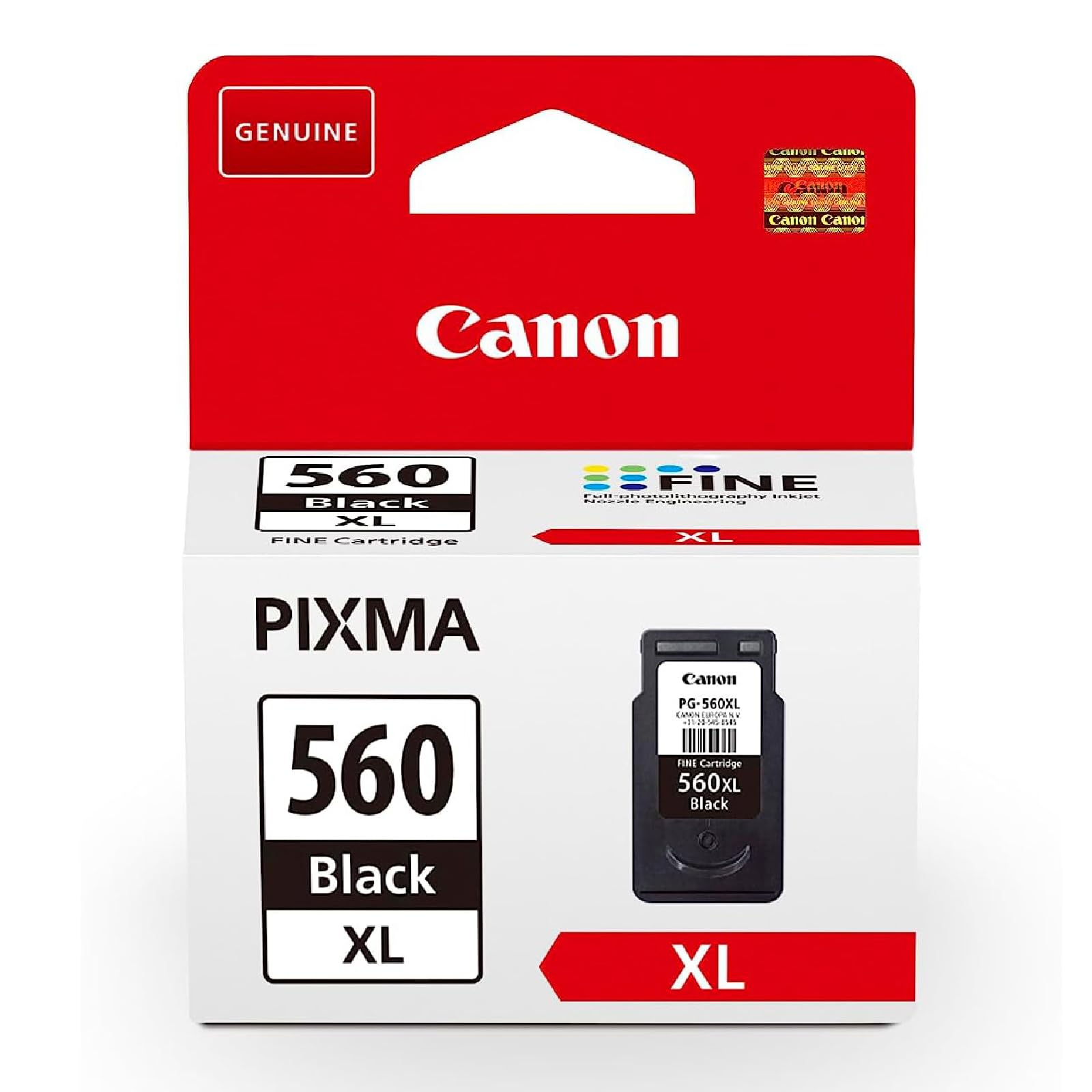 Canon Ink - PG-​560XL Cartuccia d'inchiostro nera originale a resa elevata per stampanti - Stampa fino a 400 pagine A4 (1 cartuccia)