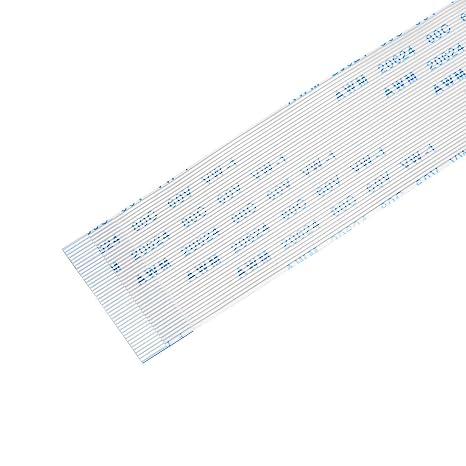 uxcell Flexible Flat Cable, 40 Pins 0.5mm Pitch 150mm FPC FFC Flexible Ribbon Cable for LCD TV DVD Player Laptop 5Pcs (A Type)