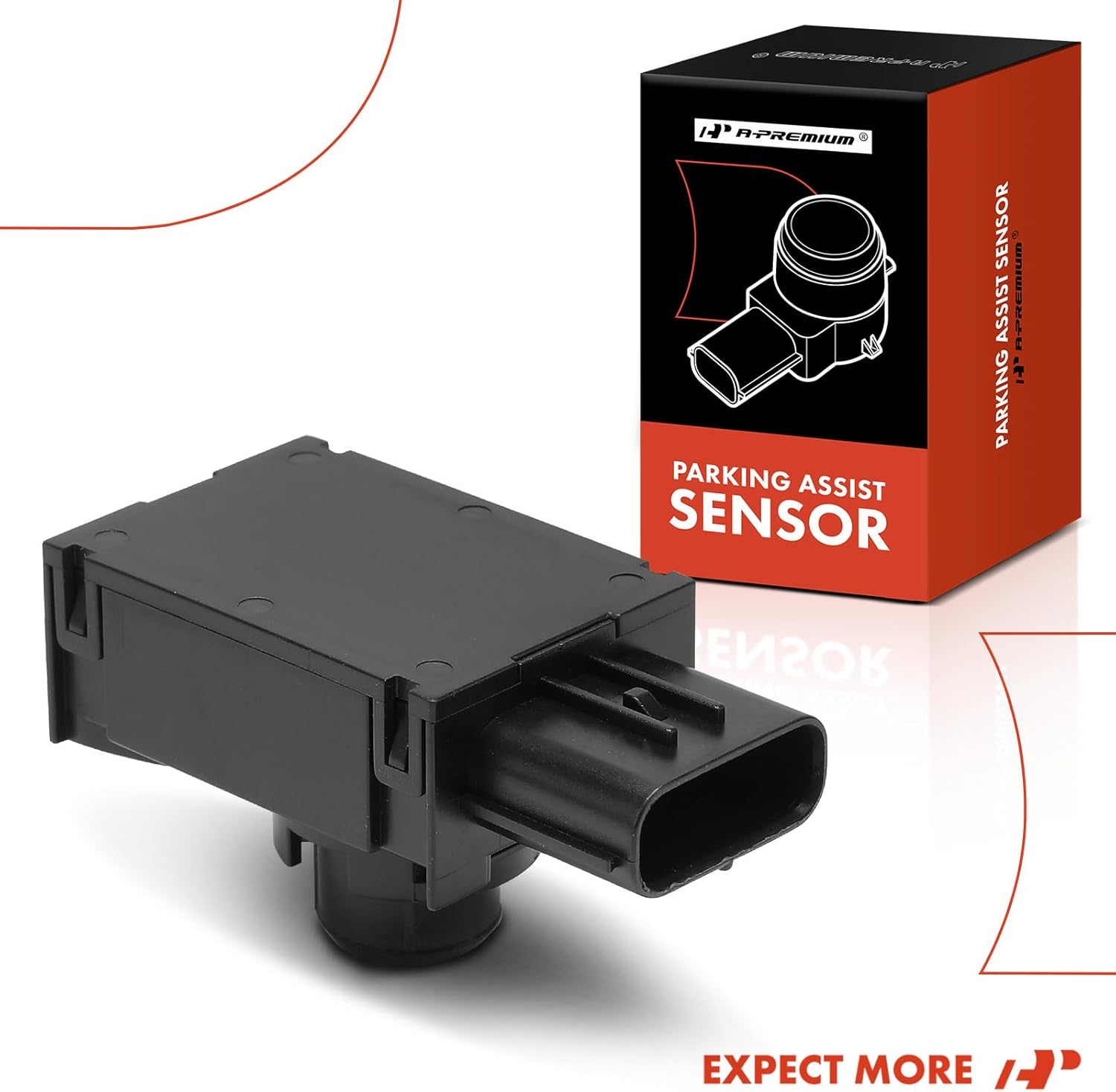 A-Premium Reverse Backup Parking Assist Sensor Compatible with Select Lexus Models - ES350 2007-2012, Replace# 8934133110, 8934133110C0