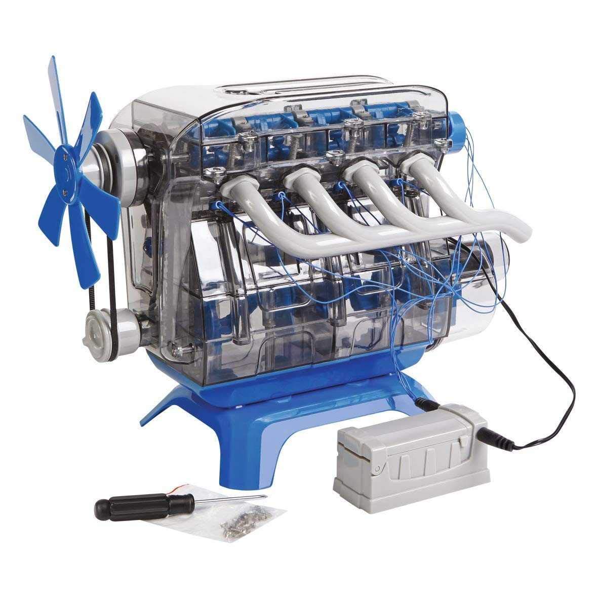 Discovery 6000179 Games, Children's Models, Engine Building, Motor Toy, White, One Size