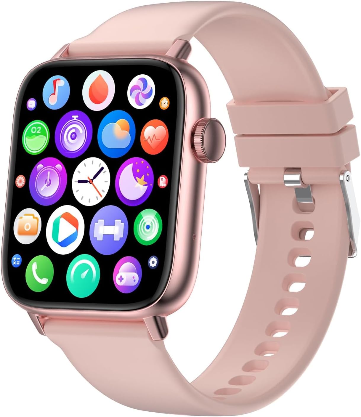Smart Watch for Women Full Touch Smart Fitness Tracker Watch for Android iOS Make/Answer Calls Waterproof Smartwatch with Sport Activity/Sleep/Heart Rate/Step