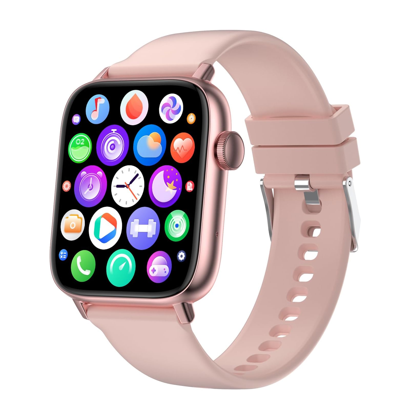 ChoiknboChoiknbo Smart Watch for Women Full Touch Smart Fitness Tracker Watch for Android iOS Make/Answer Calls Waterproof Smartwatch with Sport Activity/Sleep/Heart Rate/Step